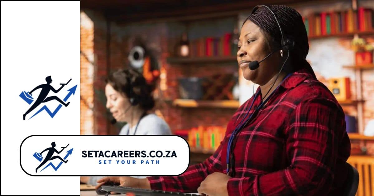 Young South African learners working in a contact centre during the Momentum Health Learnership programme