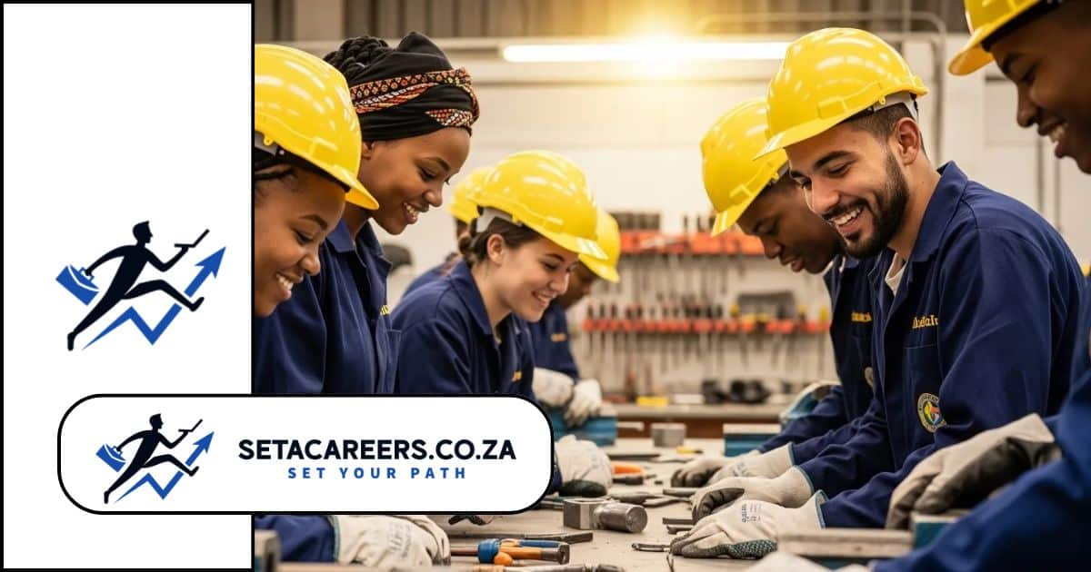 City of Tshwane apprentices receiving hands-on trade training in Gauteng