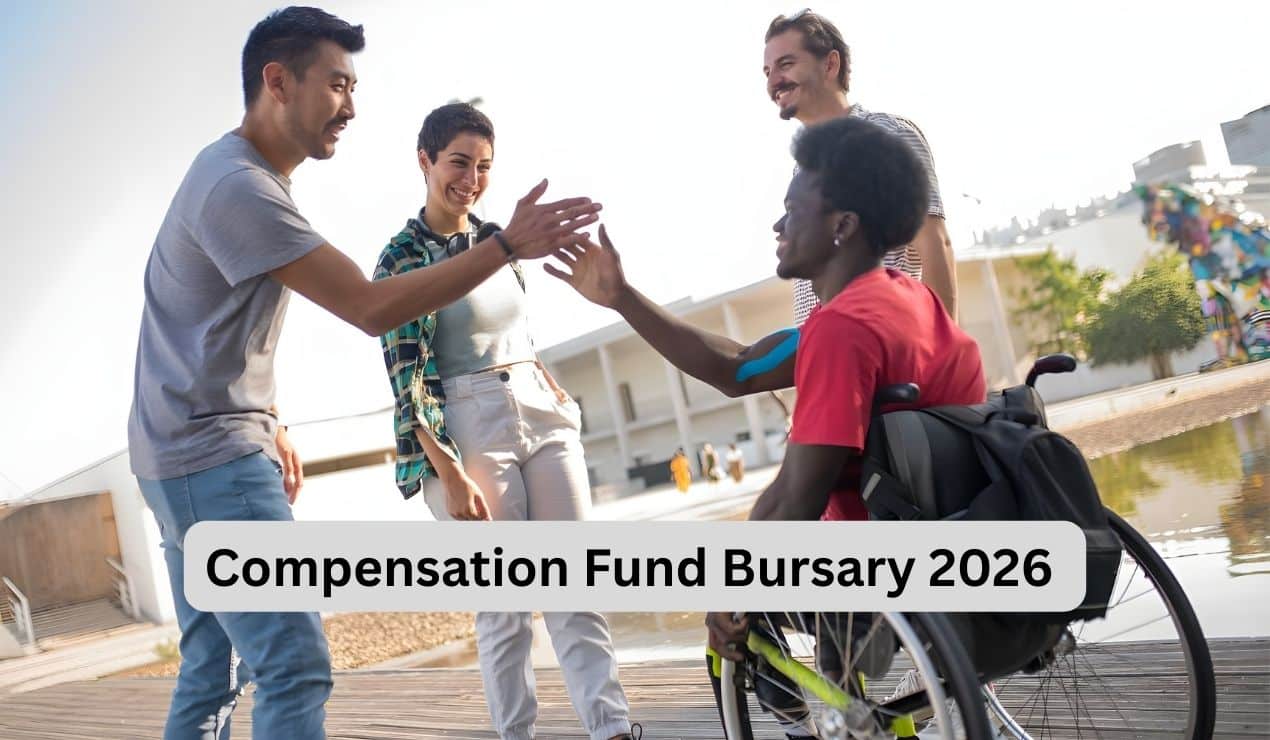 Student with disability studying with support from Compensation Fund Bursary