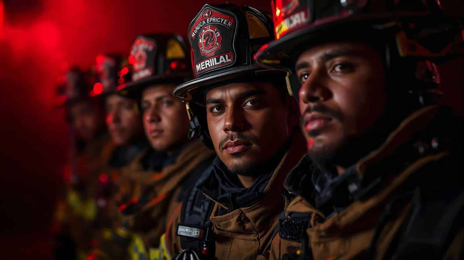 Municipal firefighters preparing for emergency response in Govan Mbeki Municipality