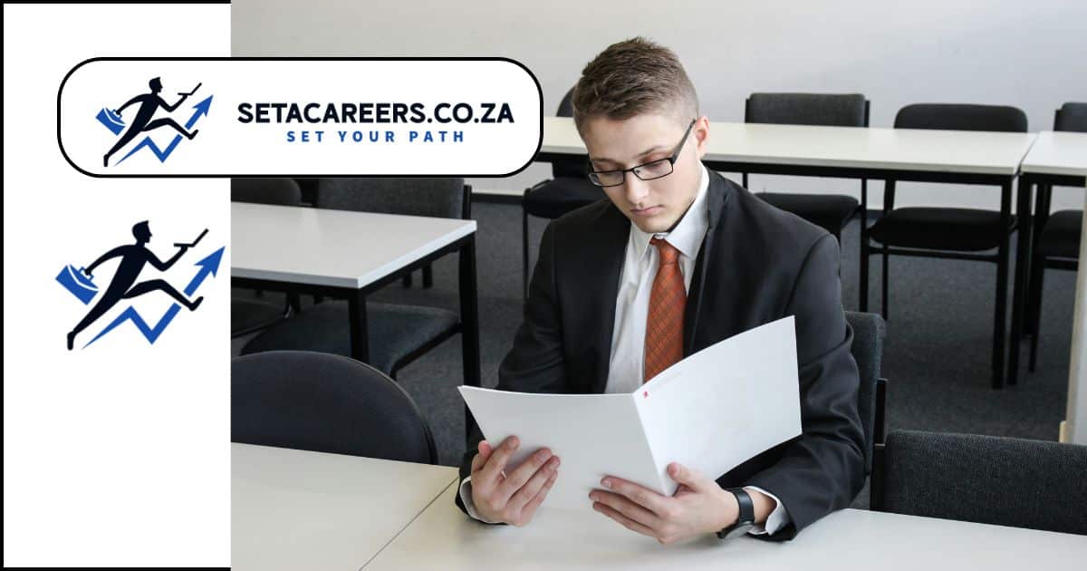 Old Mutual corporate interns working in a professional financial services office