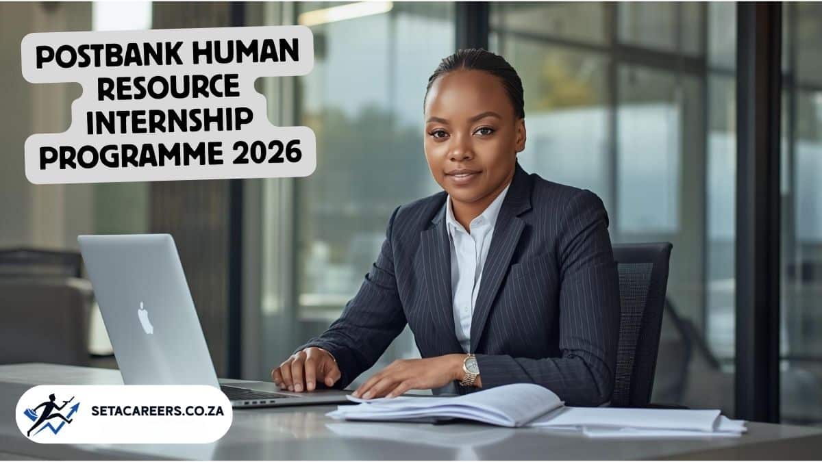 Postbank HR intern working at Head Office in Pretoria