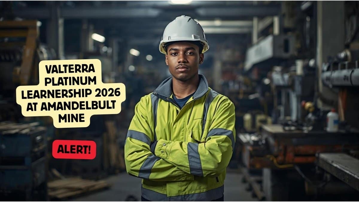 Valterra Platinum Engineering Learnership 2026 trainee at Amandelbult Mine