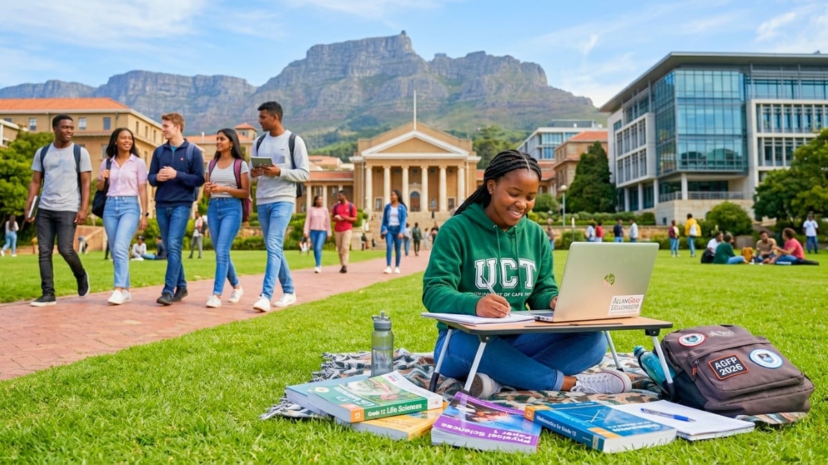 Grade 12 learner applying for the Allan Gray Fellowship university funding programme