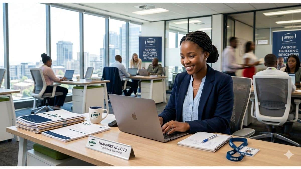 Young South African learner participating in AVBOB INSETA insurance learnership programme