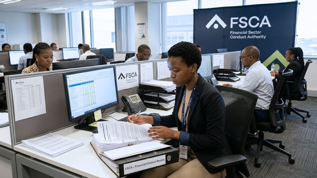 University intern working at a financial regulatory authority office