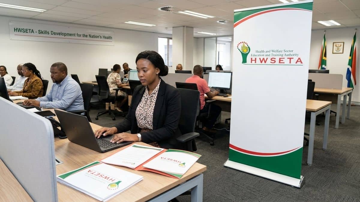 Graduate intern working in public sector office in Johannesburg