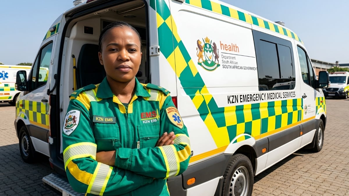 KZN EMS staff member in uniform representing the 2026 training intake.