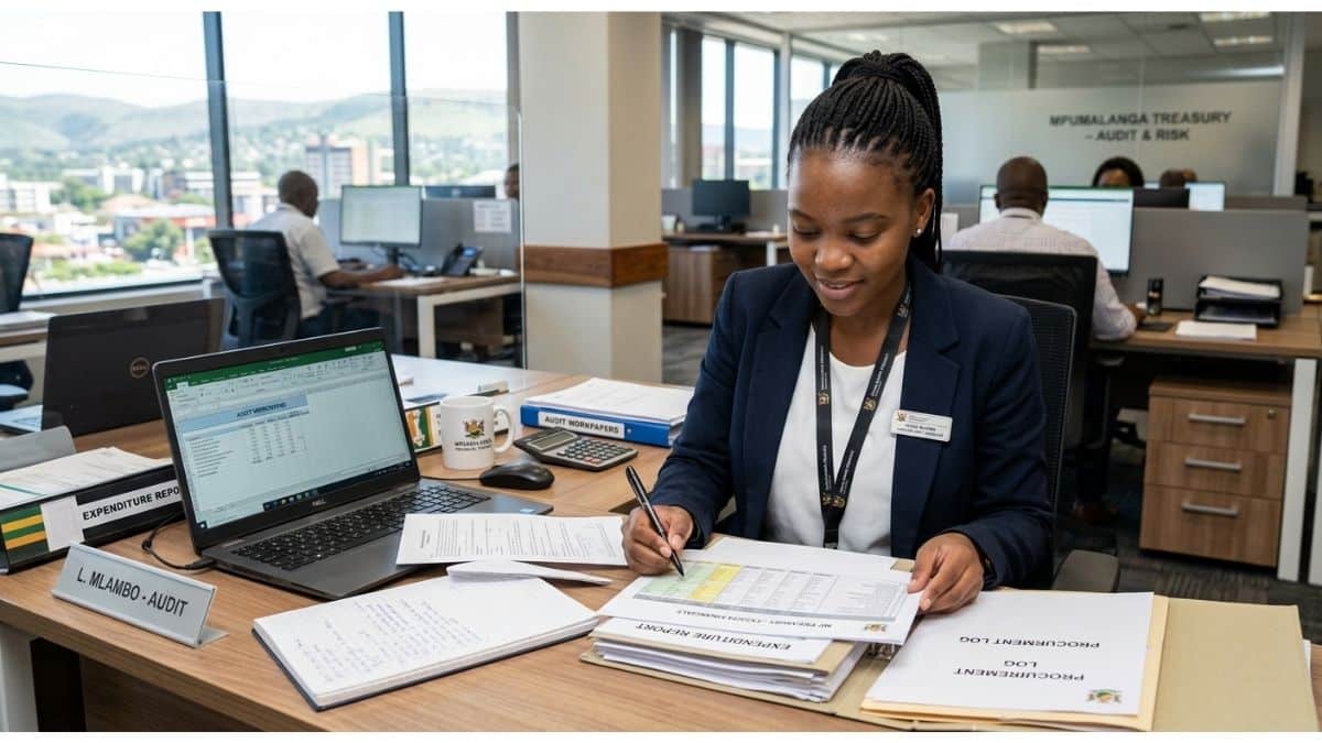 Internal Audit graduate intern working at Mpumalanga Provincial Treasury office