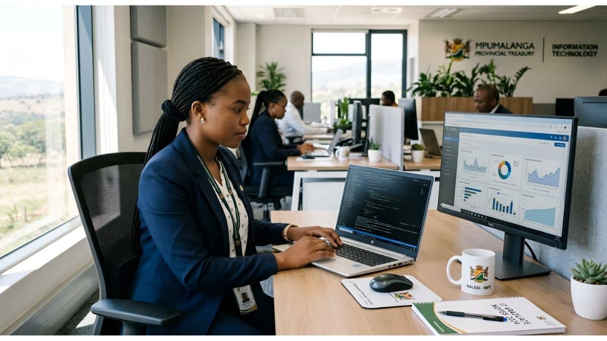 IT graduate intern working at Mpumalanga Provincial Treasury office in South Africa