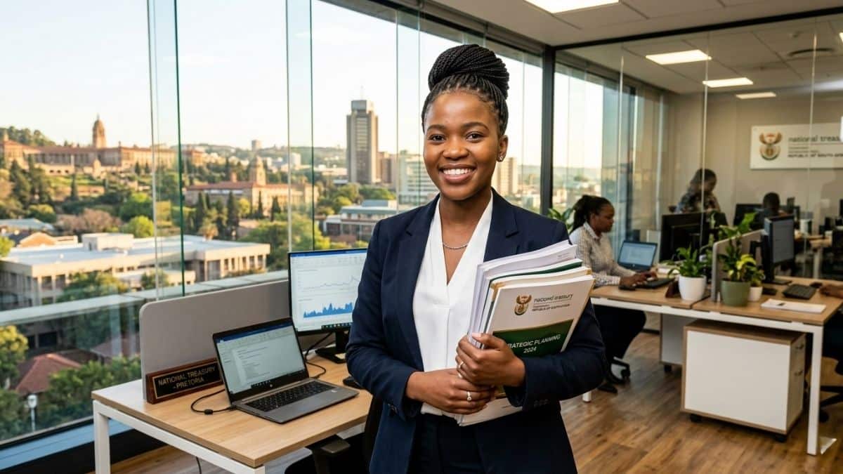 National Treasury WIL Learnership 2026 student working in Pretoria office