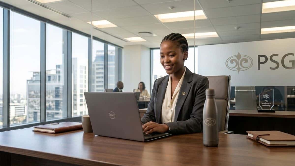 PSG graduate programme candidate working in corporate office