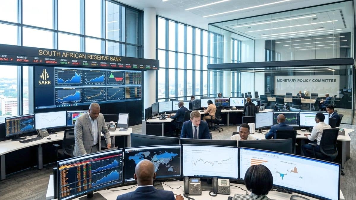Graduates working in central bank financial environment