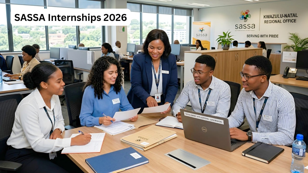 SASSA internships and TVET WIL opportunities 2026 for youth in KwaZulu-Natal