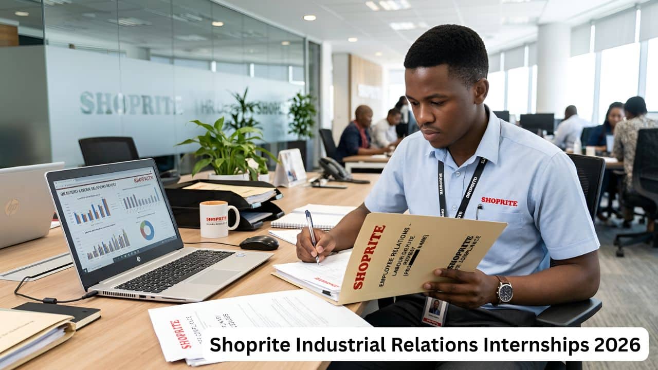 Shoprite Industrial Relations Internship 2026 graduate opportunity in a corporate HR office setting