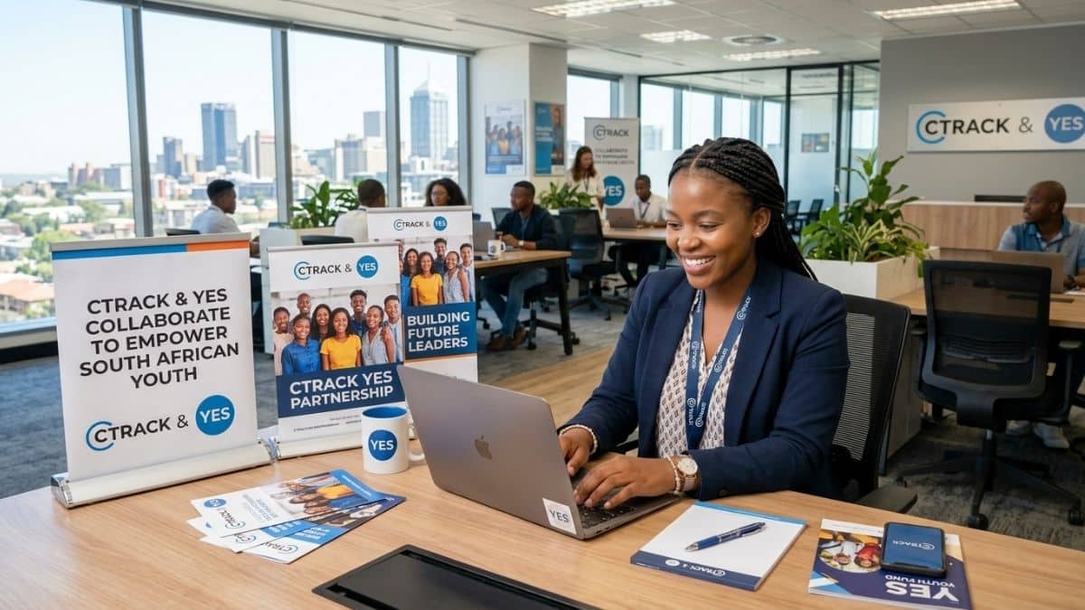 Young South African marketing assistant working in an office environment