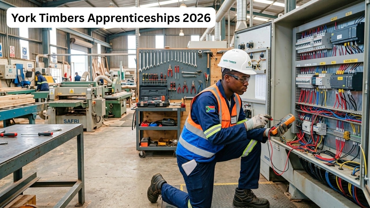 York Timbers Apprenticeships 2026 for Electrical and Millwright WIL candidates in South Africa