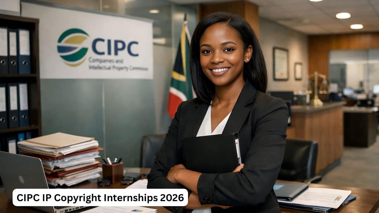 CIPC IP Copyright internship candidate in a professional legal office environment