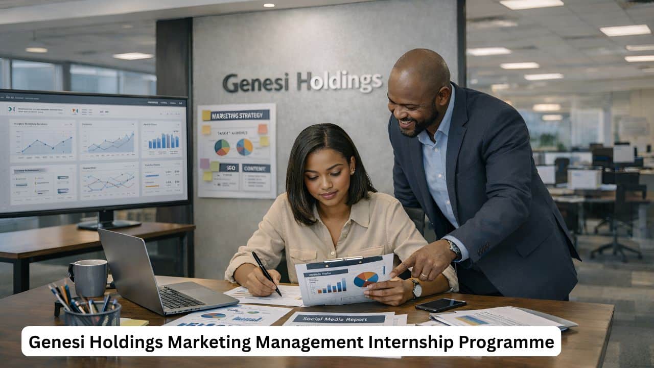 Genesi Holdings internship programme for N6 Marketing Management candidates in Gauteng