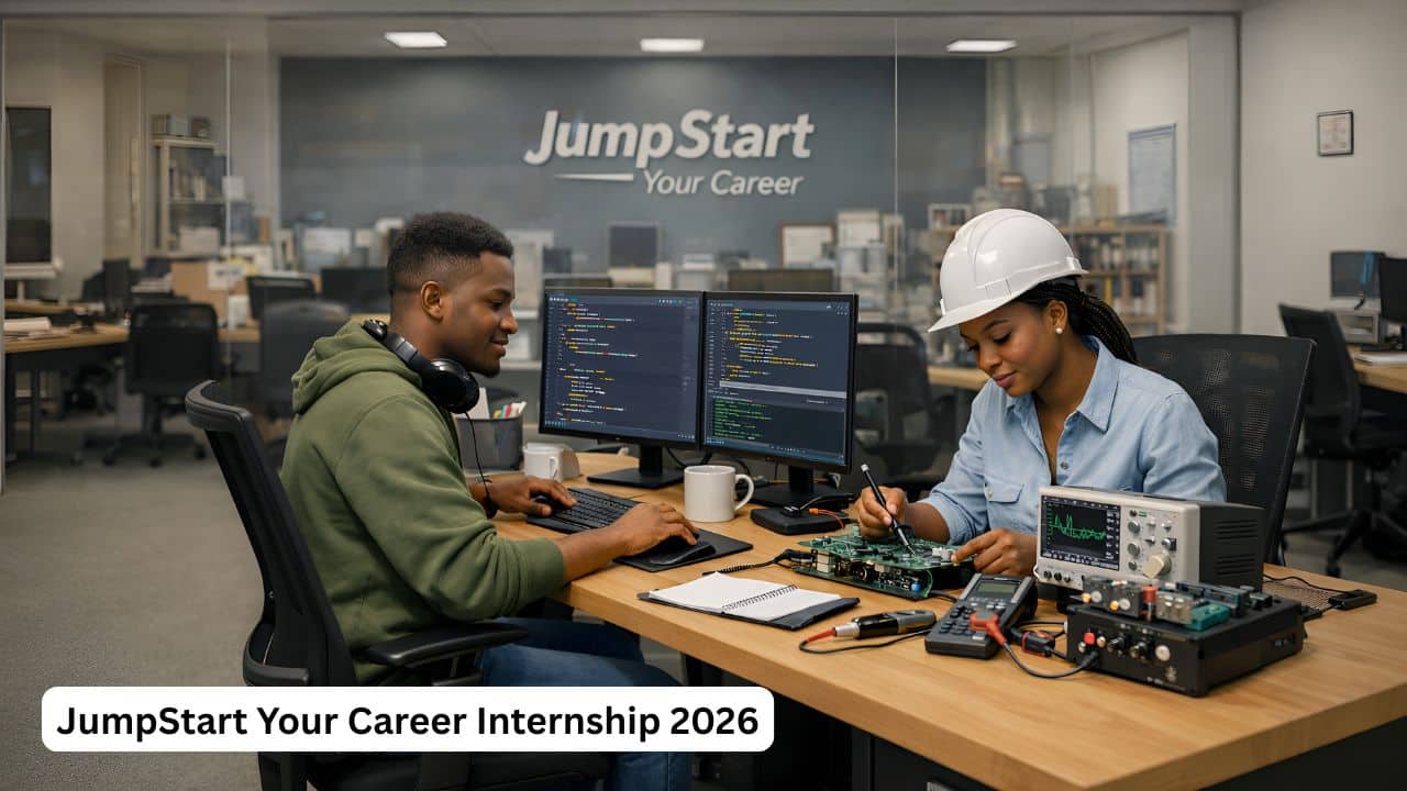 JumpStart Your Career internship for software developer and electrical engineer graduates