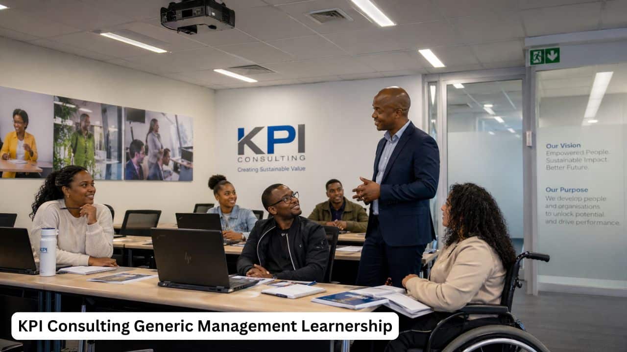 Young South African learners living with disabilities attending a Generic Management Learnership with KPI Consulting