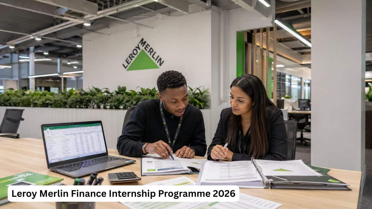 Young South African finance intern gaining reporting and reconciliation experience through the Leroy Merlin Finance Internship Programme 2026