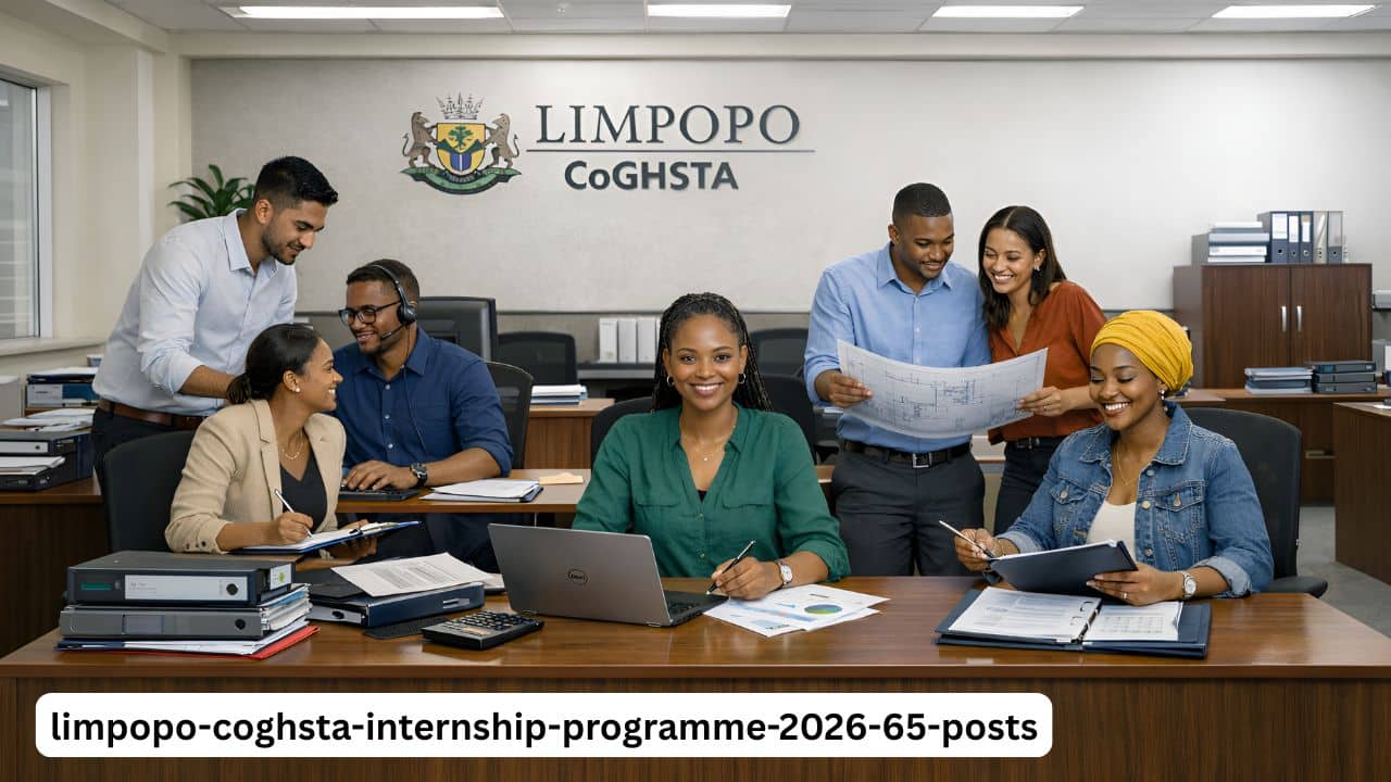 Limpopo CoGHSTA Internship Programme 2026 with 65 graduate posts