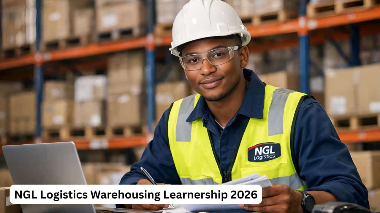 Young South African applicant preparing for the NGL Logistics Warehousing Learnership 2026
