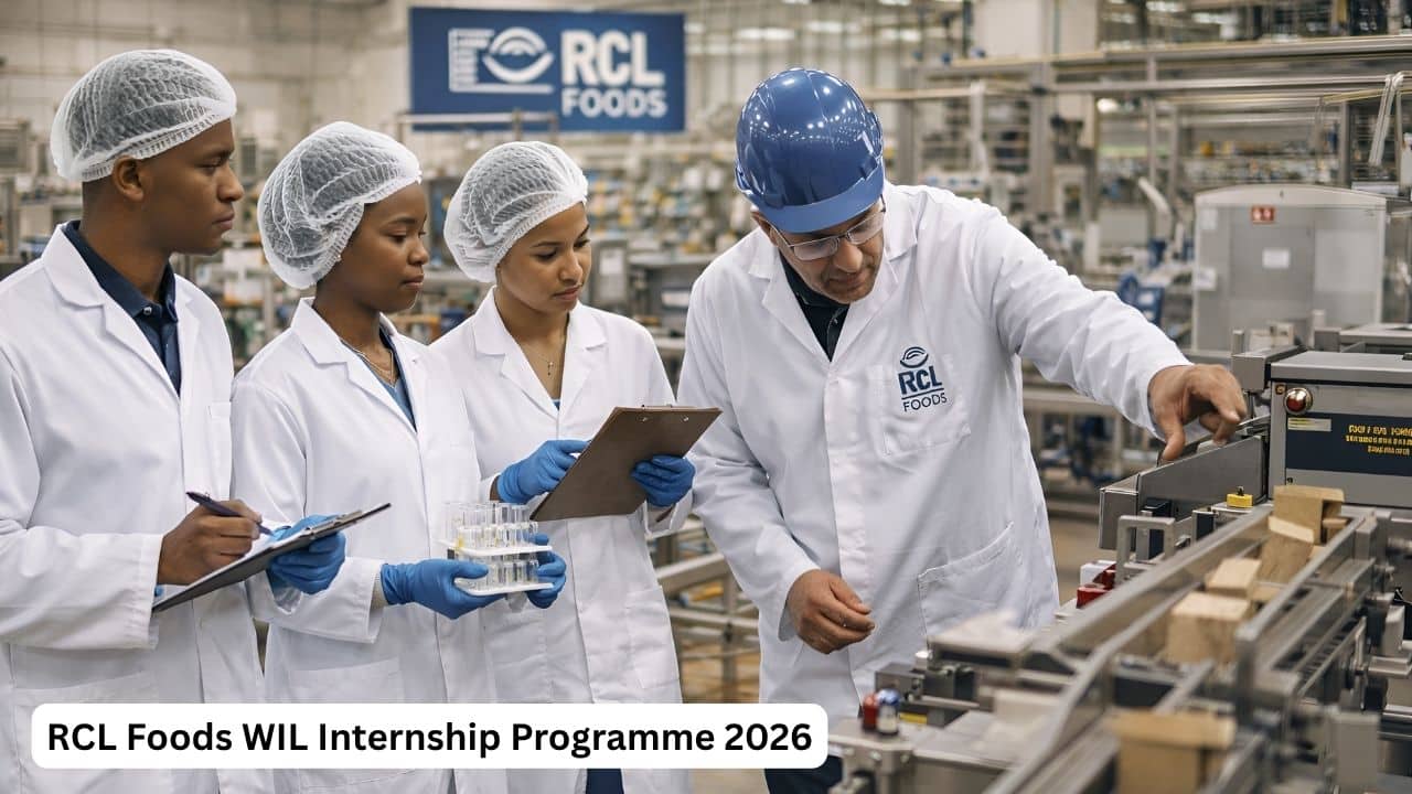 RCL Foods WIL interns gaining workplace experience in a food manufacturing environment