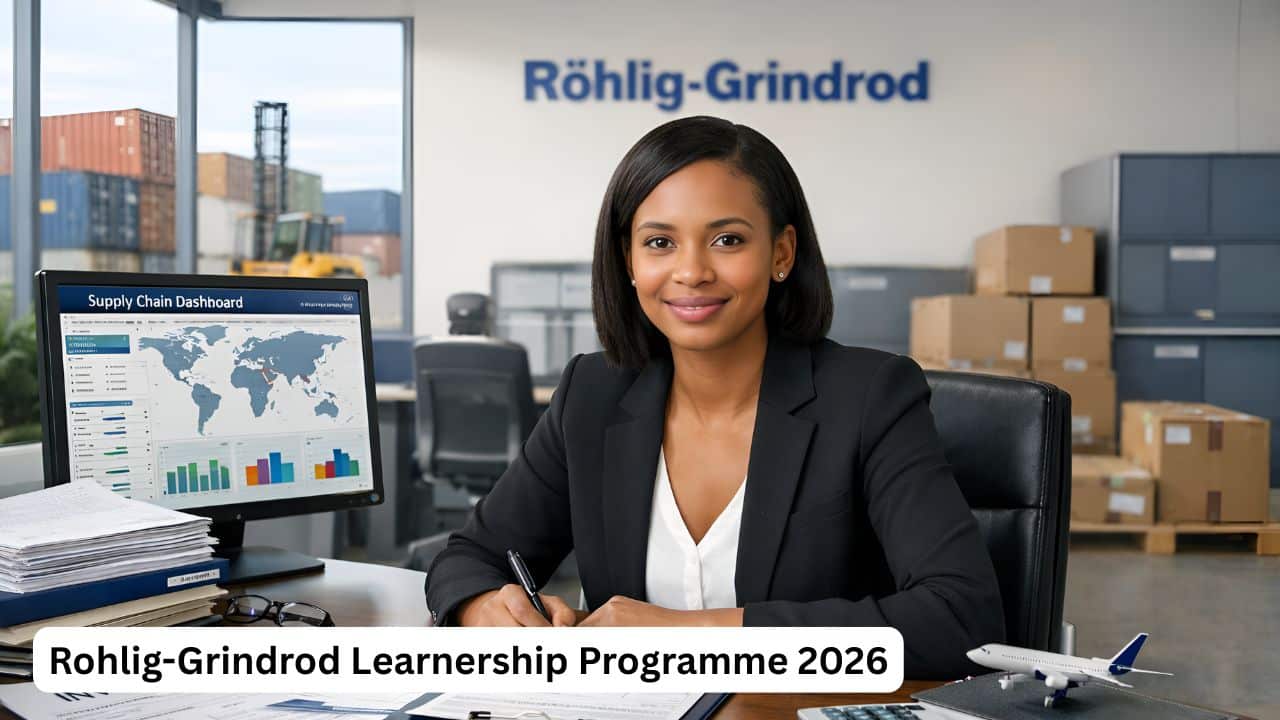 Young professional in a logistics office representing the Rohlig-Grindrod Learnership Programme 2026