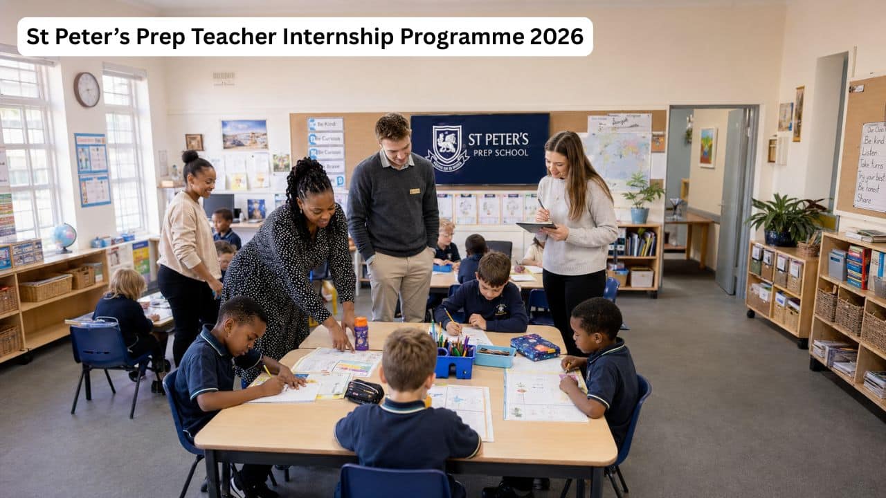 Young South African teacher interns gaining classroom experience through the St Peter’s Prep Teacher Internship Programme 2026