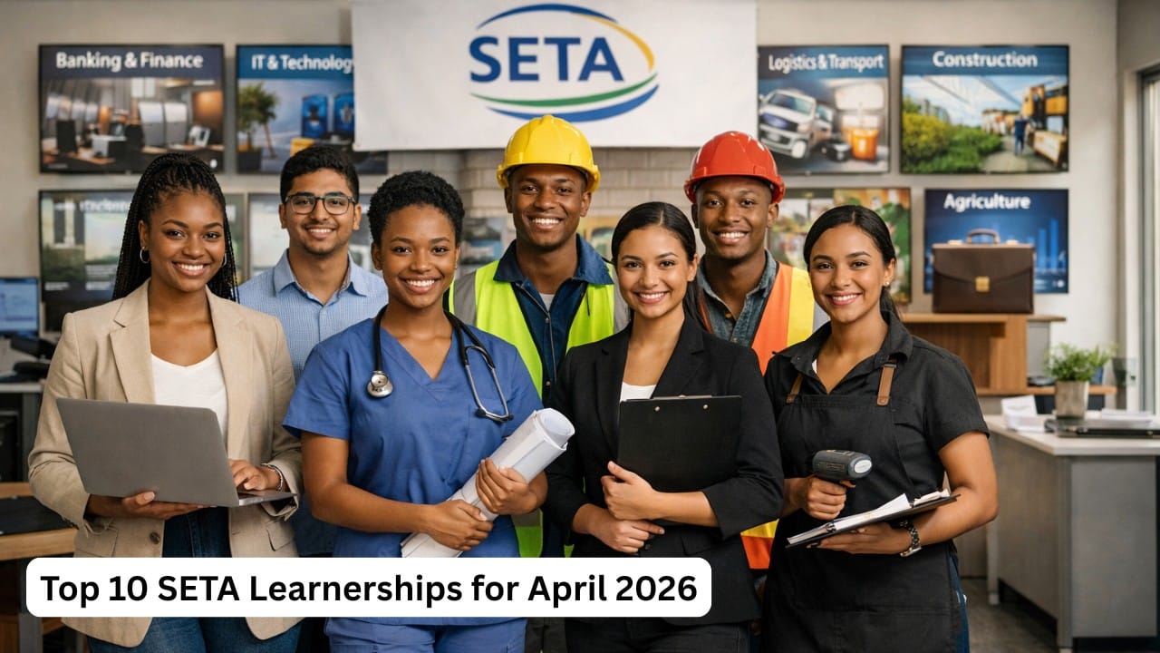 Young South Africans exploring different SETA learnership opportunities in April 2026