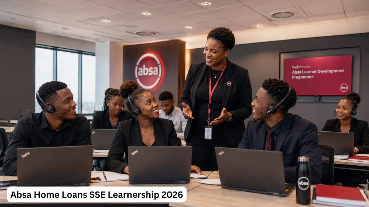 Young South African graduates attending Absa Home Loans SSE learner training