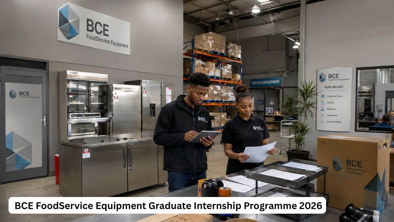 Young South African graduates gaining warehouse and operations experience during a graduate internship.