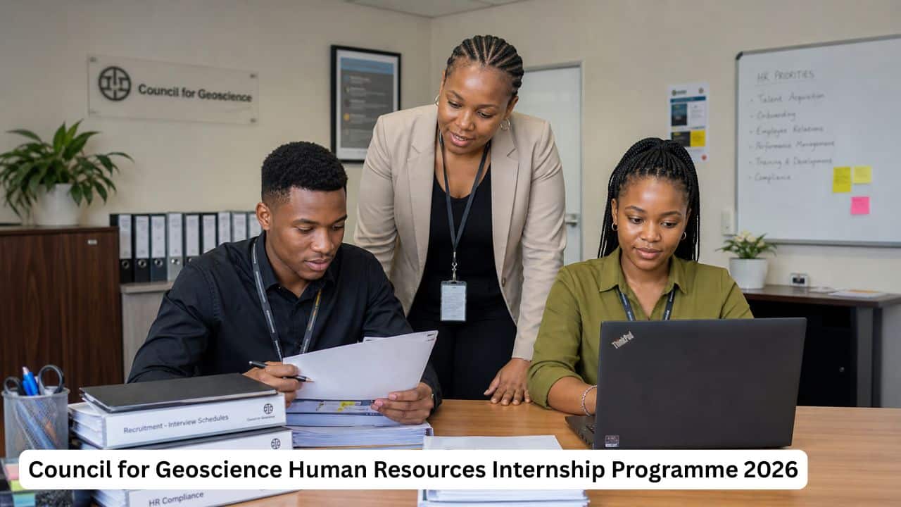 Young South African Human Resources interns gaining workplace experience in recruitment and HR administration.
