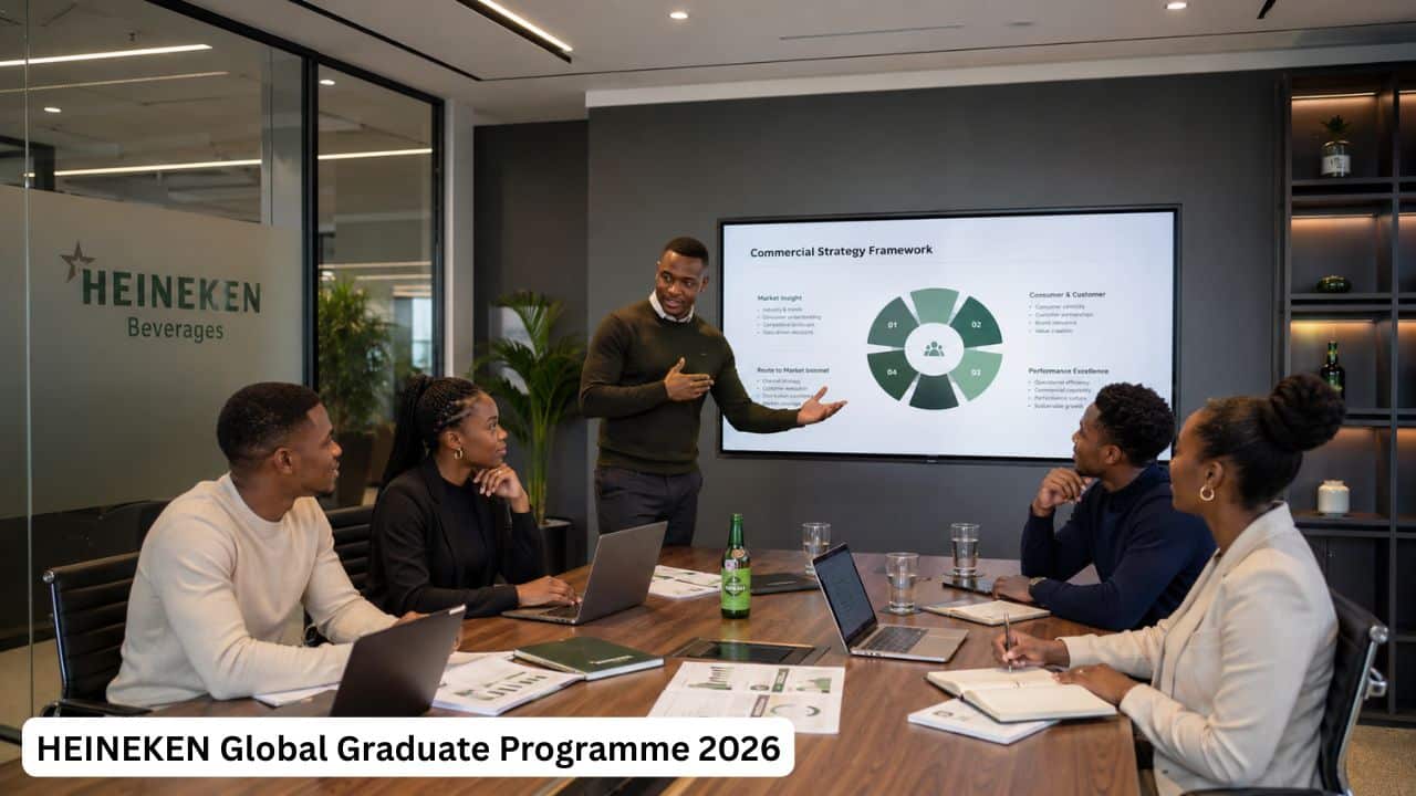 Young South African graduates preparing for the HEINEKEN Global Graduate Programme in Commerce