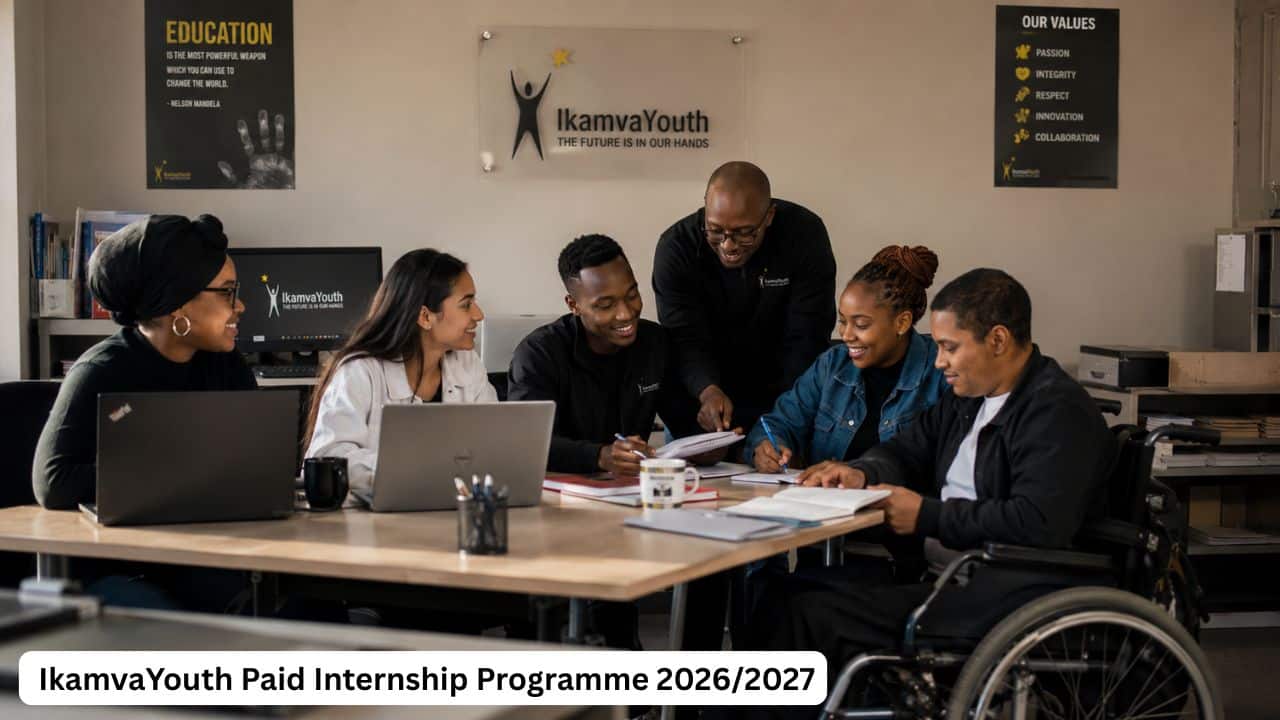Young South African interns gaining workplace experience through the IkamvaYouth Paid Internship Programme 2026/2027