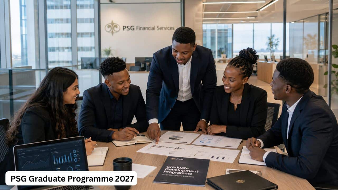 South African graduates joining a structured financial services graduate programme