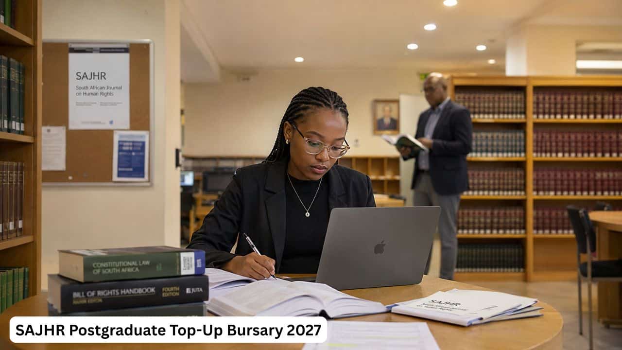 Postgraduate law student researching human rights and constitutional law for the SAJHR Bursary 2027