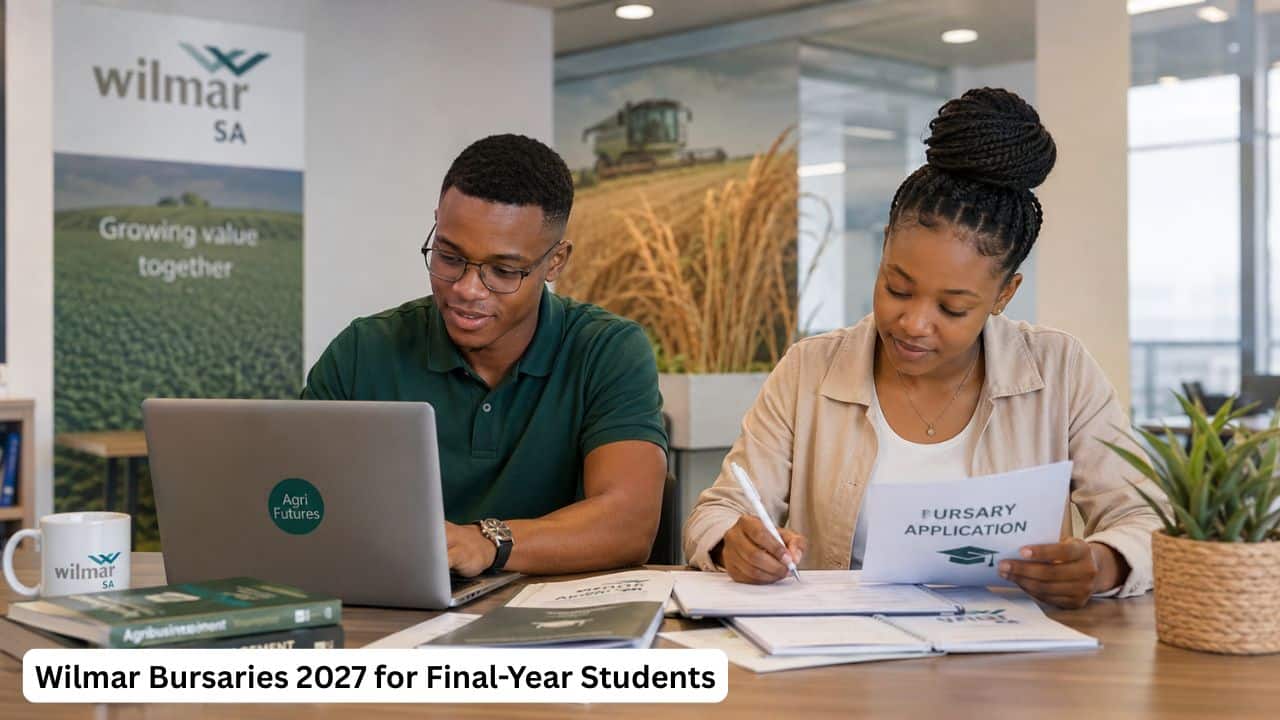 South African students preparing documents for the Wilmar Bursaries 2027 programme