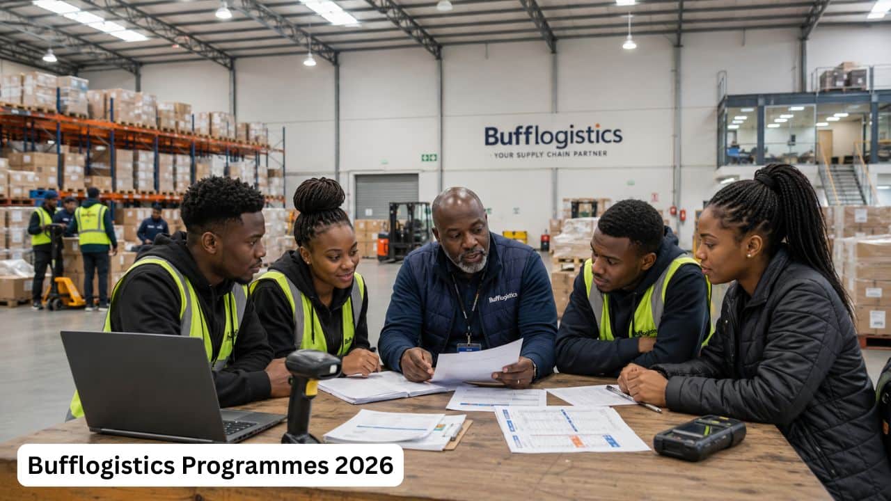 Young South African applicants preparing CVs for Bufflogistics logistics and warehousing programmes