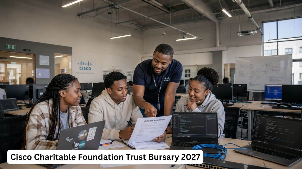 South African IT students preparing Cisco Charitable Foundation Trust Bursary applications