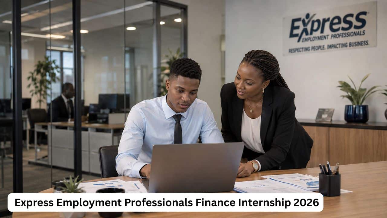 Young South African finance intern gaining workplace experience through Express Employment Professionals SA - PMB.