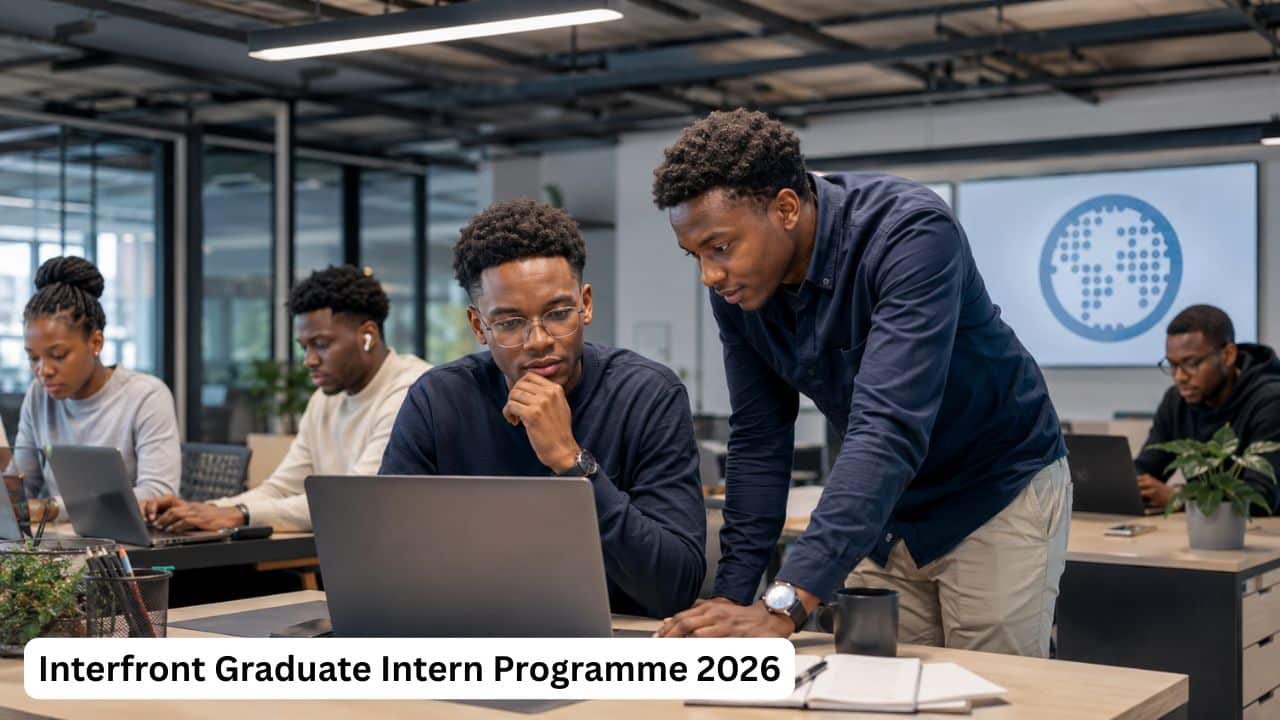 Young South African IT graduate gaining workplace experience through the Interfront Graduate Intern Programme 2026.