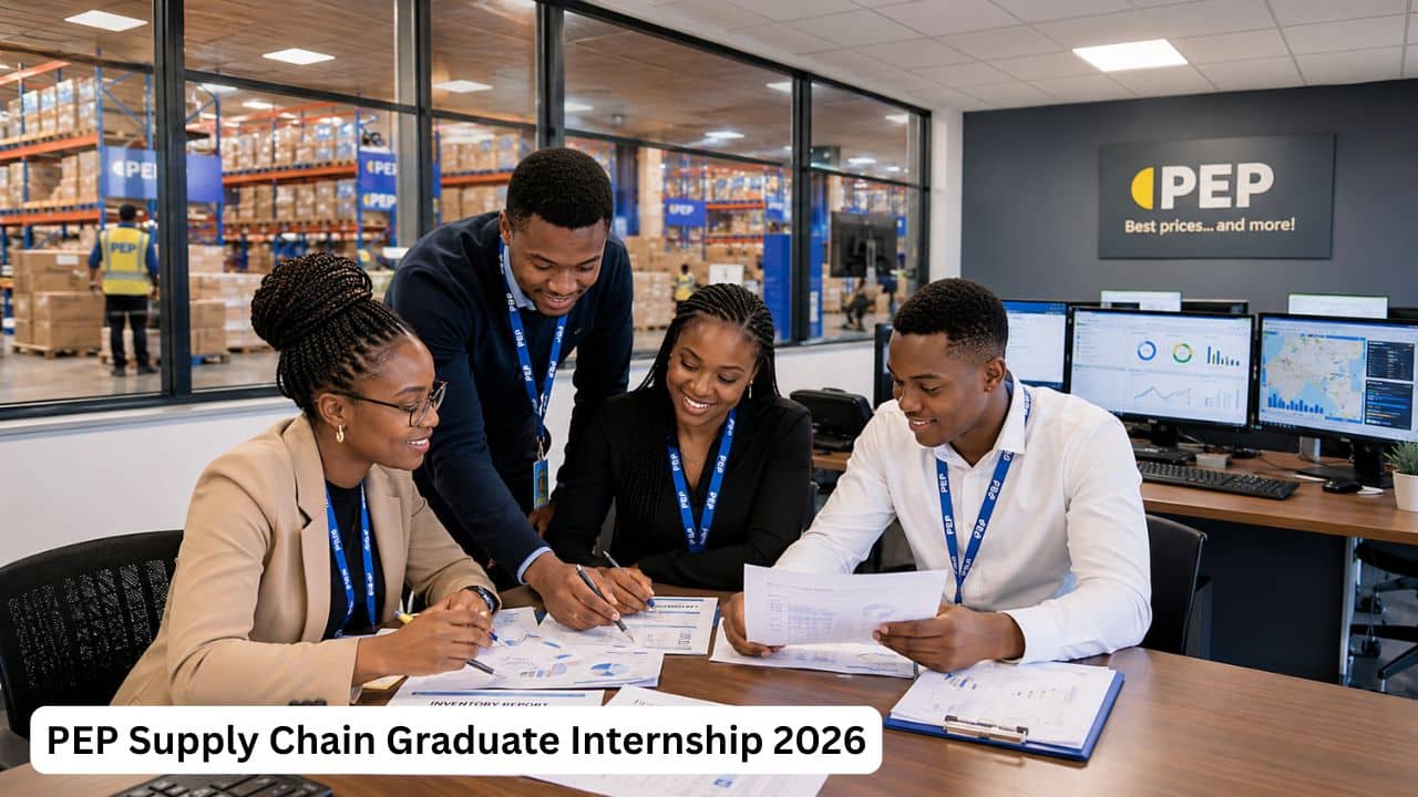 Young South African graduates gaining supply chain experience at PEP.