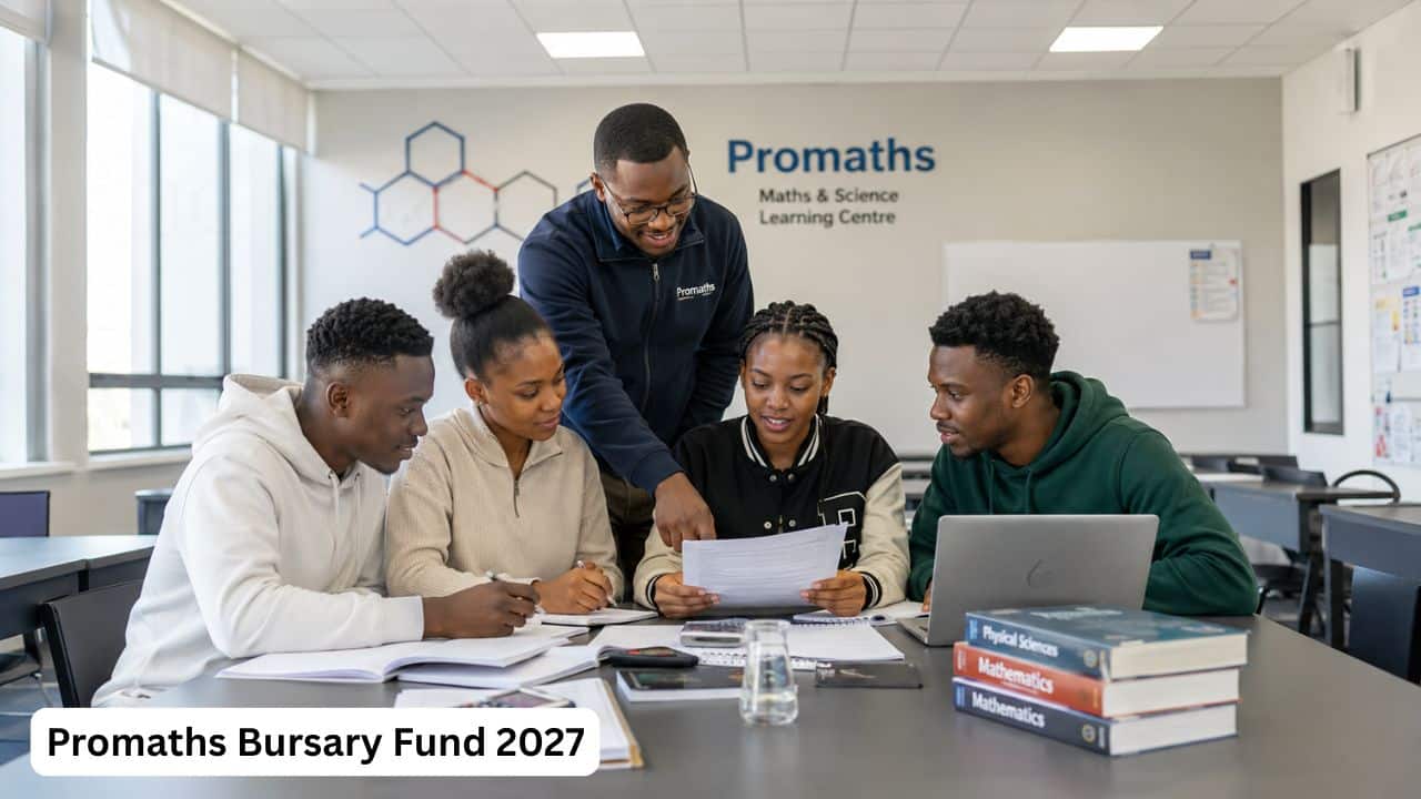 South African Promaths alumni preparing bursary applications for tertiary study funding