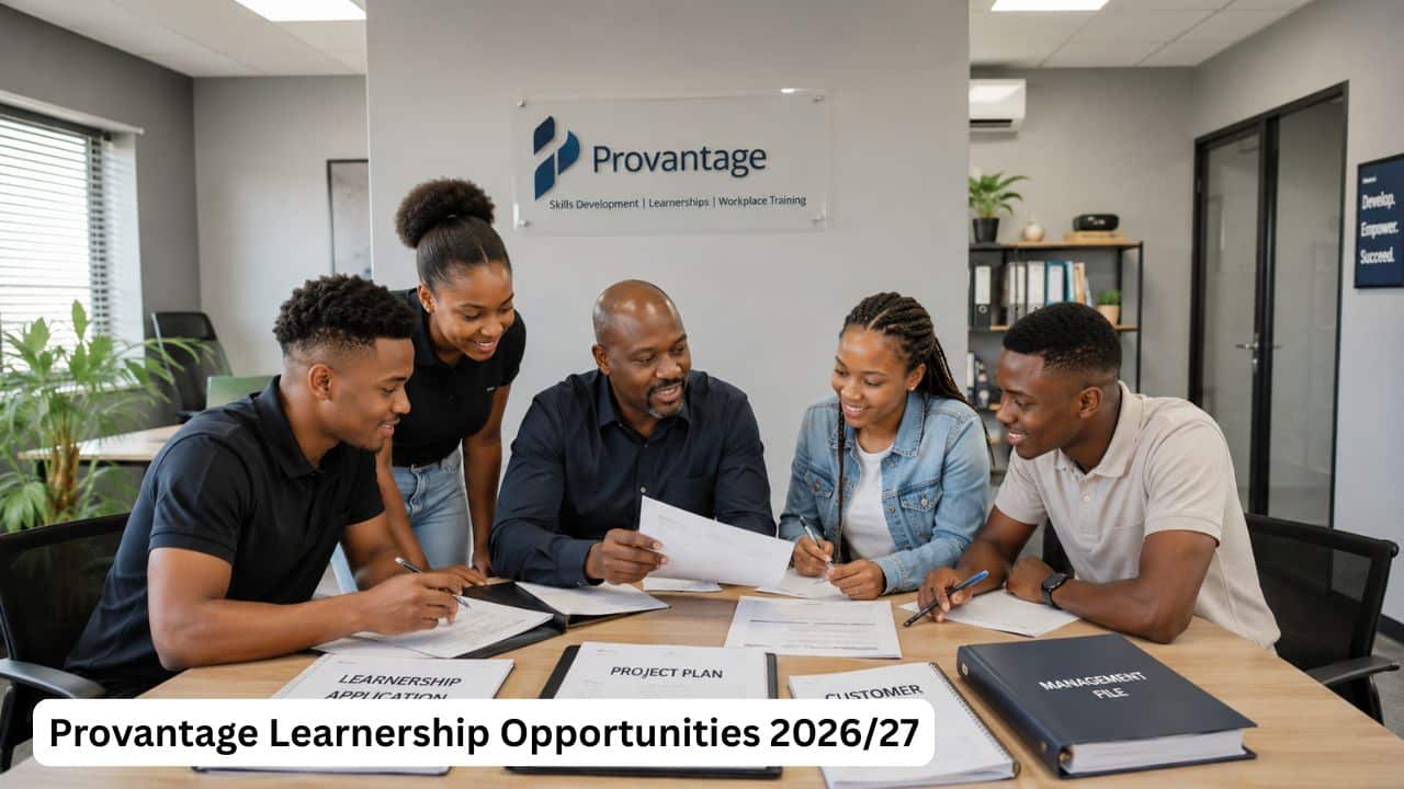 Young South African TVET N6 graduates preparing for Provantage learnership opportunities