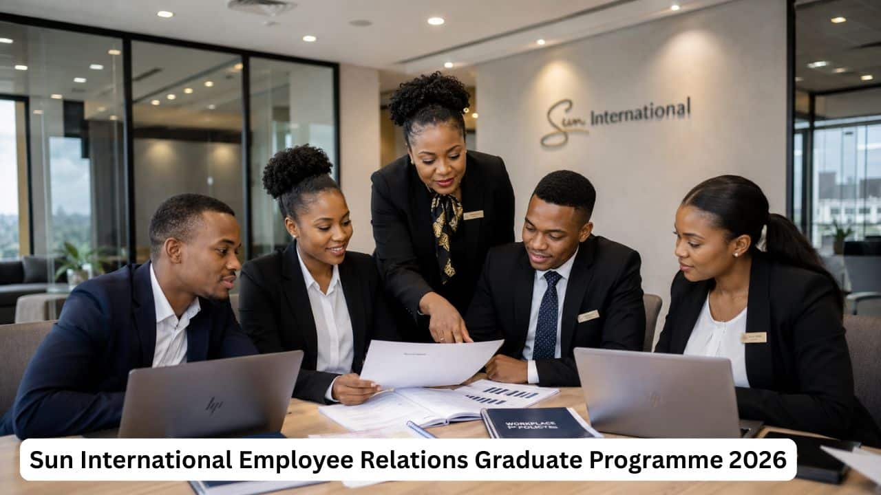 Young South African HR graduates preparing for the Sun International Employee Relations Graduate Programme