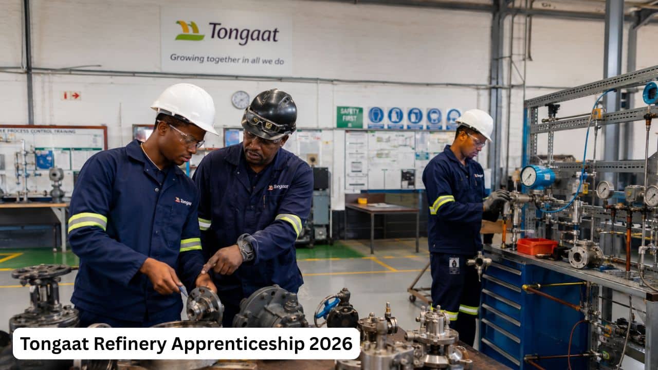 Young South African engineering apprentice gaining refinery training through the Tongaat Refinery Apprenticeship 2026.