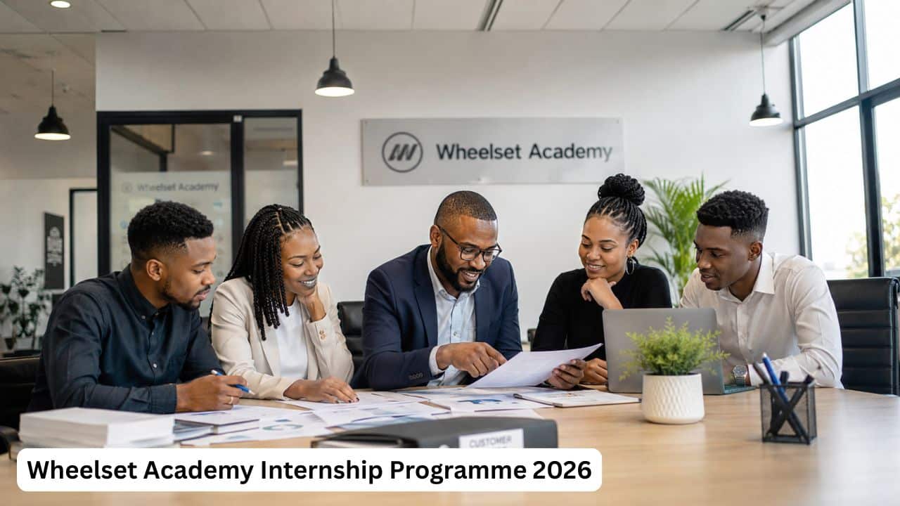 Young South African applicants preparing for Wheelset Academy sales marketing and office administration internships